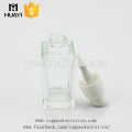 custom 25ml 30ml 40ml lotion pump empty glass foundation bottle